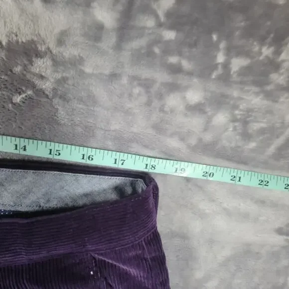NWT J. Crew Mens 36x32 (31L) Corduroy Chino Pants Purple - Picture 4 of 10